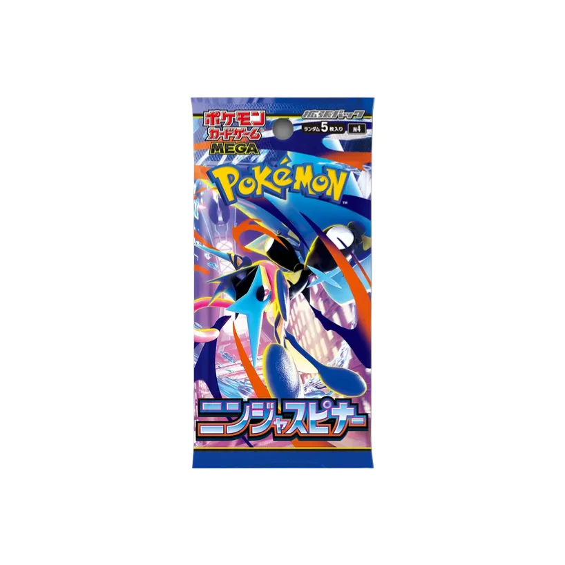 Pokémon Card Game MEGA Ninja Spinner Booster Pack japonés con Greninja